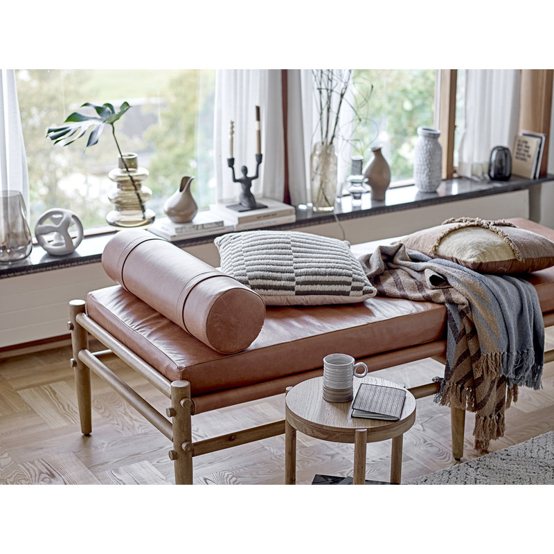 Bloomingville-collectie Vloerkleed Saxo 210x150 cm naturel katoen
