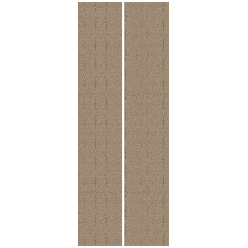 KEK Amsterdam-collectie Behang met gouden lijnen, nude/goud