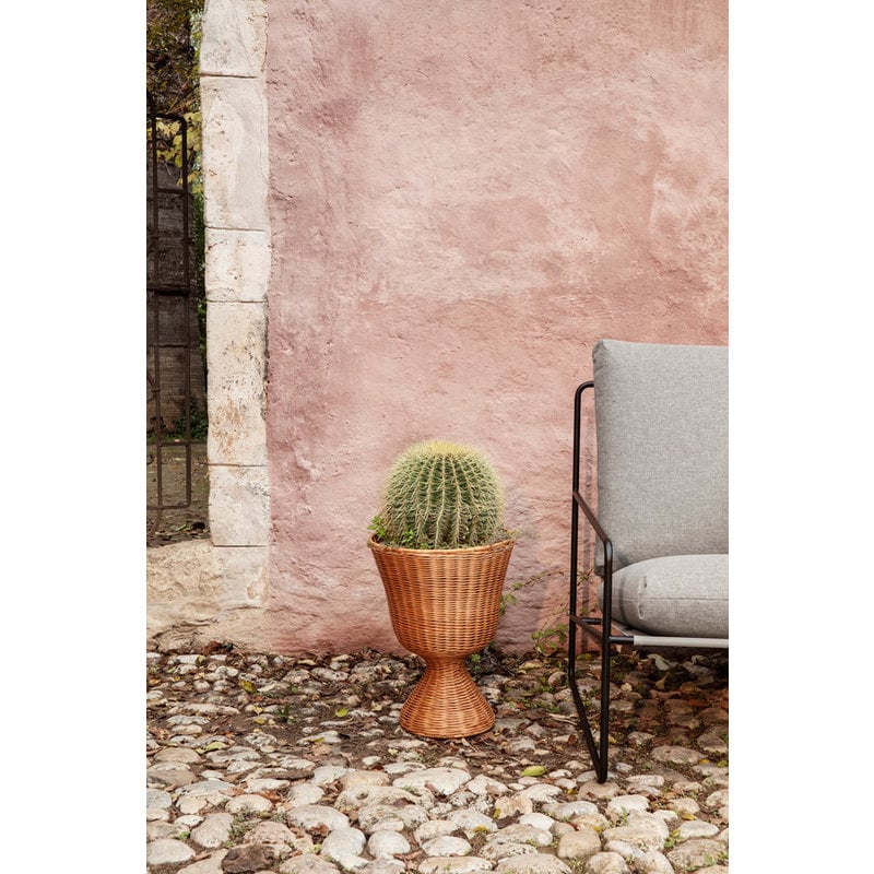 ferm LIVING-collectie Agnes Plant Stand - Low - Natural