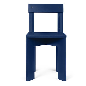 ferm LIVING Eetkamerstoel Ark Blauw