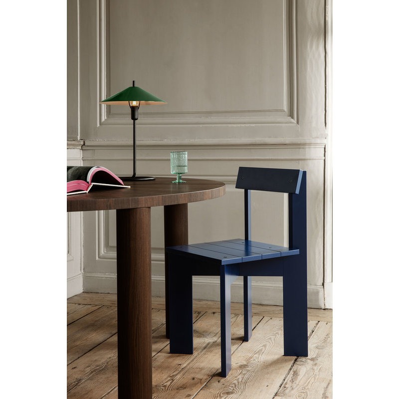 ferm LIVING-collectie Eetkamerstoel Ark Blauw