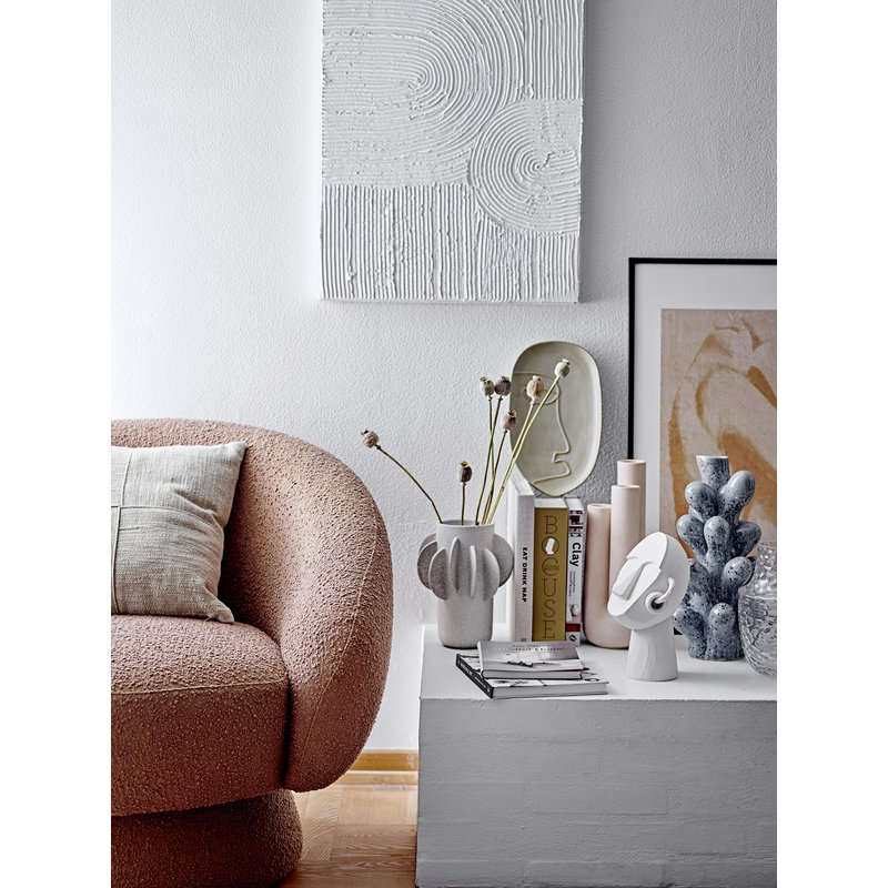 Bloomingville-collectie Innes Vase, Blue, Stoneware
