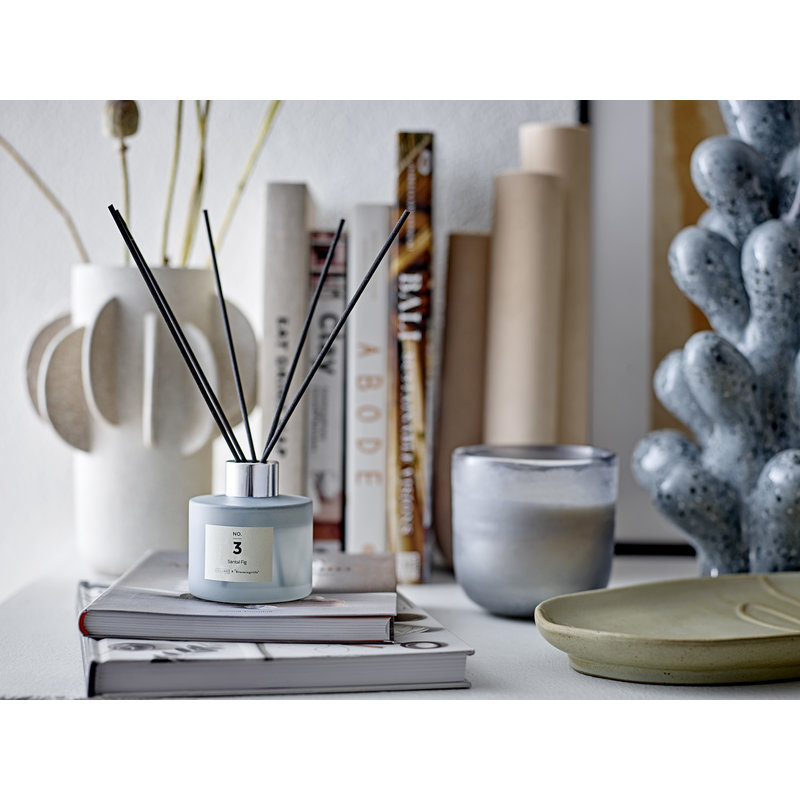 Bloomingville-collectie Innes Vase, Blue, Stoneware