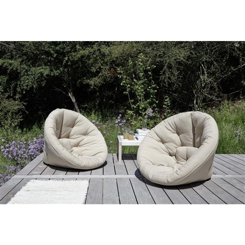 Karup Design-collectie NIDO OUT lounge chair beige