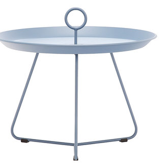 Houe Houe EYELET Tray Table Ø58/H41 cm Pigeon blue