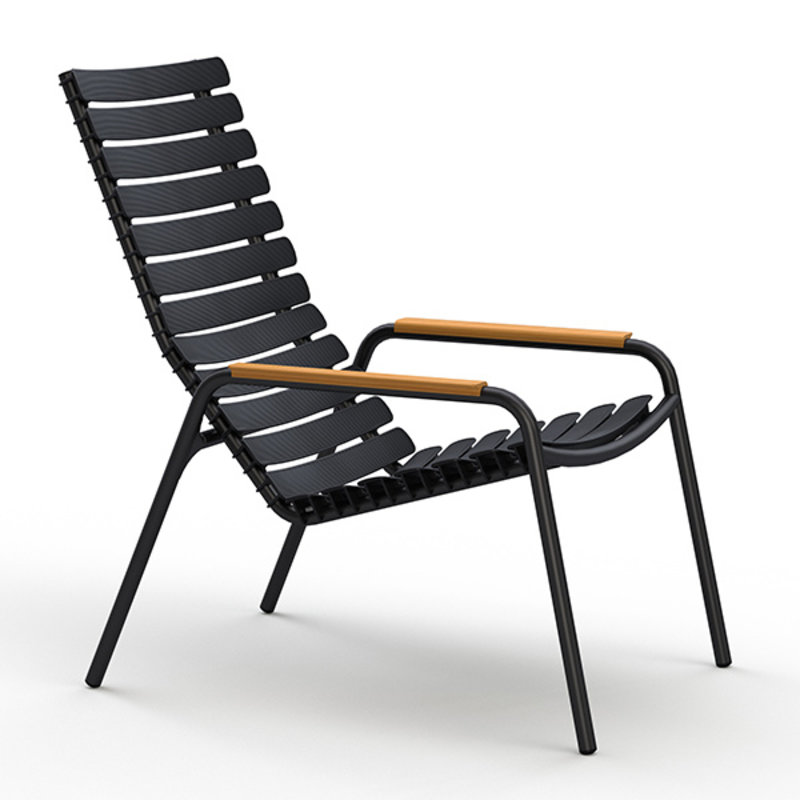 Houe-collectie Houe ReCLIPS Lounge Chair - Black lamellas