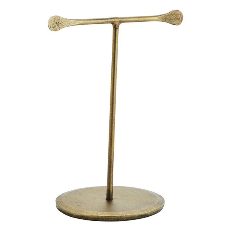 Madam Stoltz-collectie Hand forged jewellery stand gold