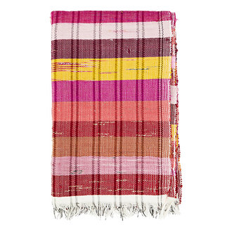 Madam Stoltz Cotton rag throw