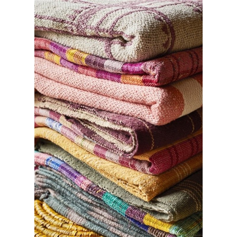 Madam Stoltz-collectie Cotton rag throw