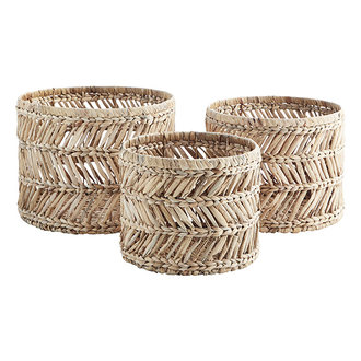 Madam Stoltz Water hyacinth baskets