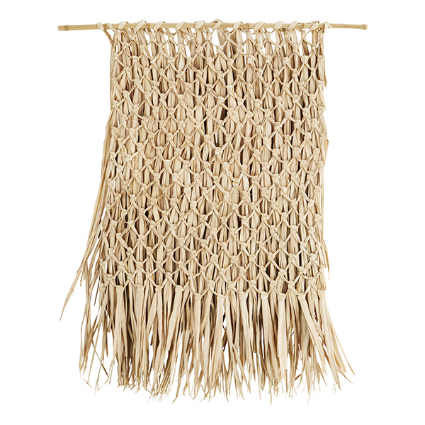 Madam Stoltz-collectie Waterhyacint wanddecoratie naturel