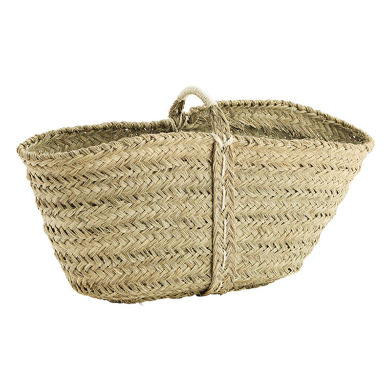 Madam Stoltz-collectie Grass basket w/ handle