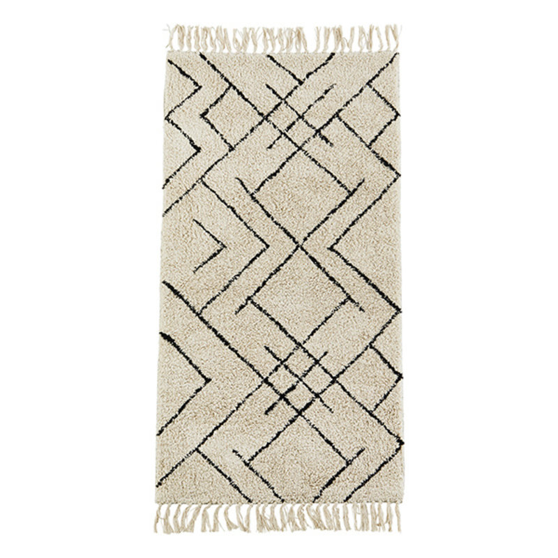 Madam Stoltz-collectie Tufted cotton runner