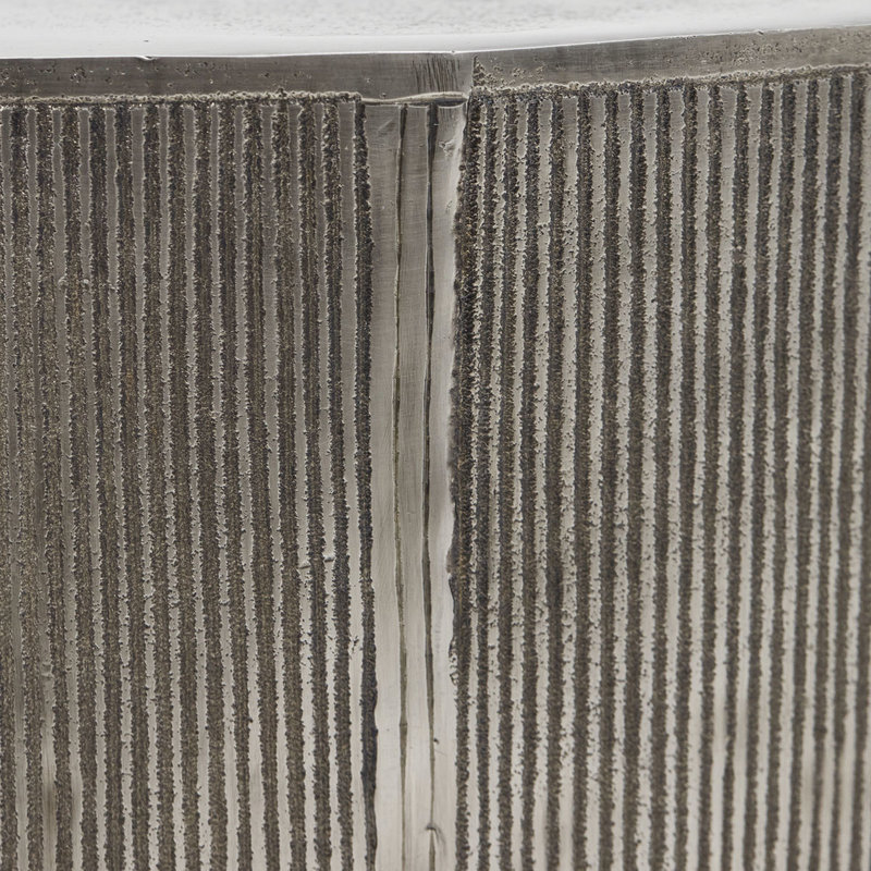 House Doctor-collectie Salontafel Rota geborsteld zilver 50x50 cm