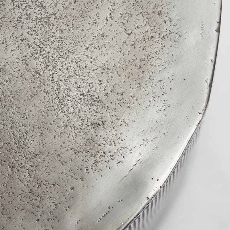 House Doctor-collectie Salontafel Rota geborsteld zilver 50x50 cm