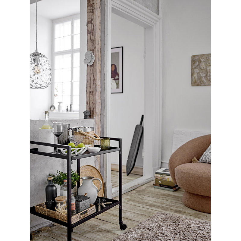 Bloomingville-collectie Glazen hanglamp Baele