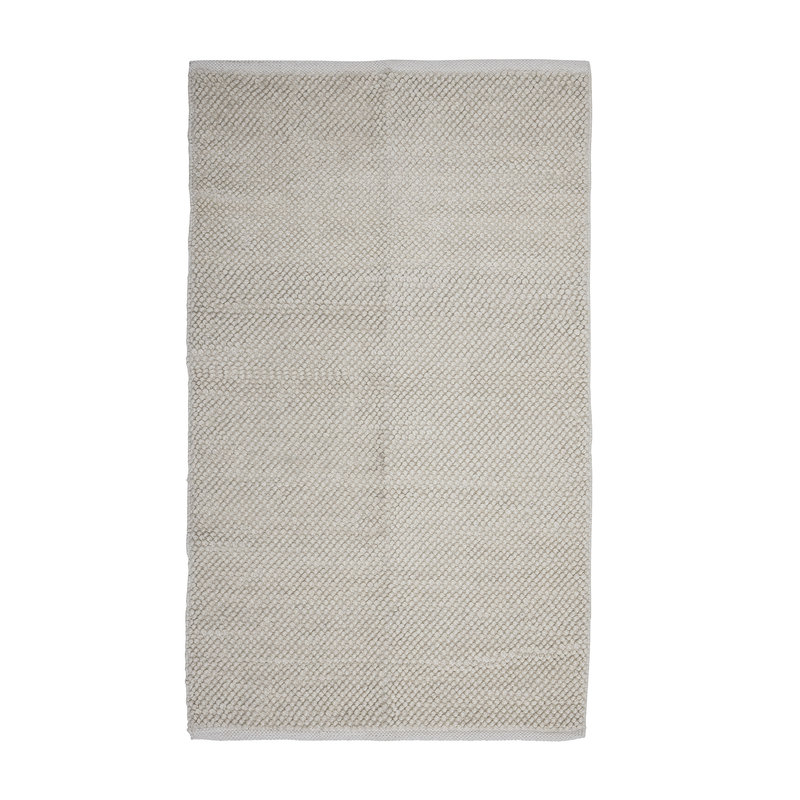 Bloomingville-collectie Wollen vloerkleed Madeleine wit 90x150 cm