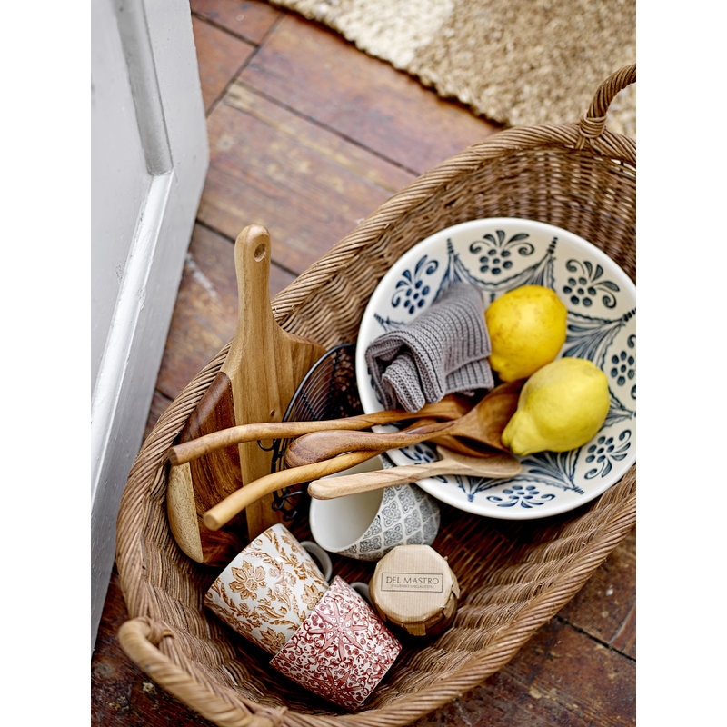 Bloomingville-collectie Somma Basket, Brown, Rattan - set of 2