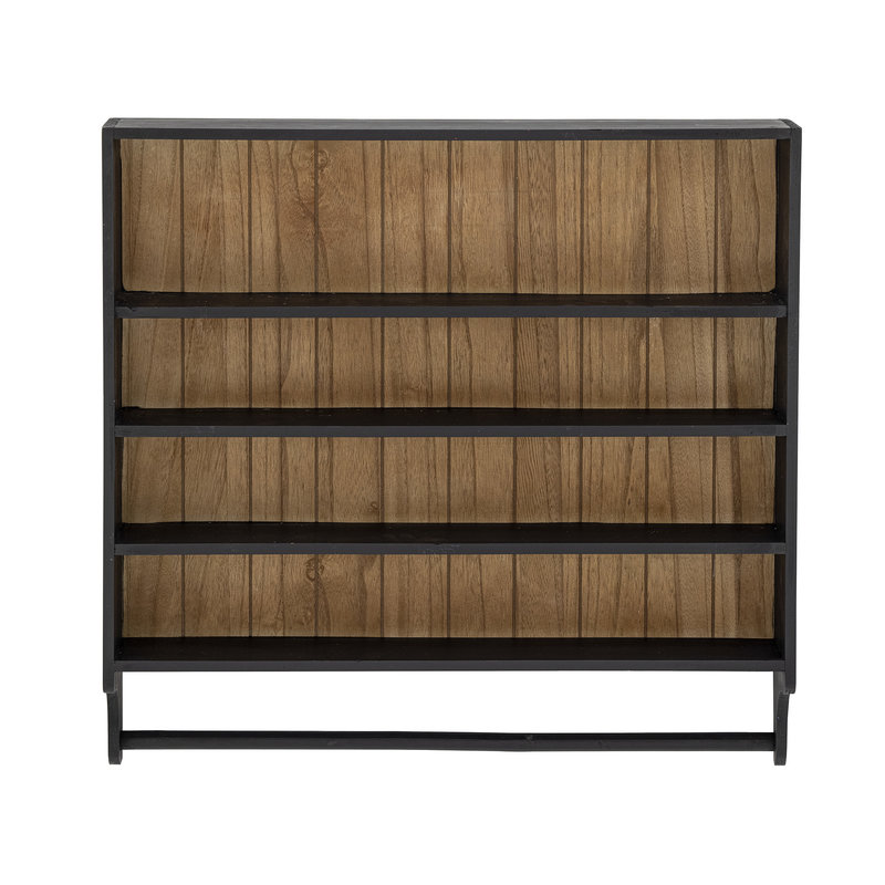 Bloomingville-collectie Loup Shelf, Black, Firwood