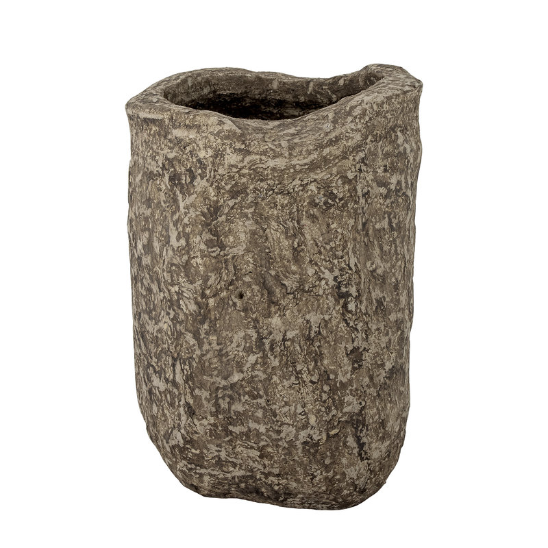 Bloomingville-collectie Janay Deco Vase, Brown, Paper Mache