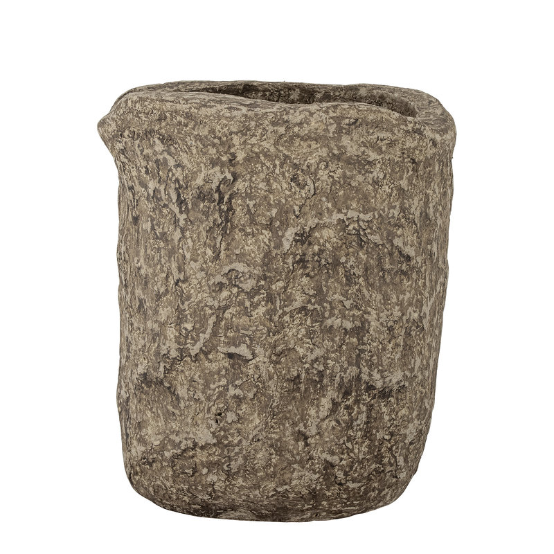 Bloomingville-collectie Janay Deco Vase, Brown, Paper Mache