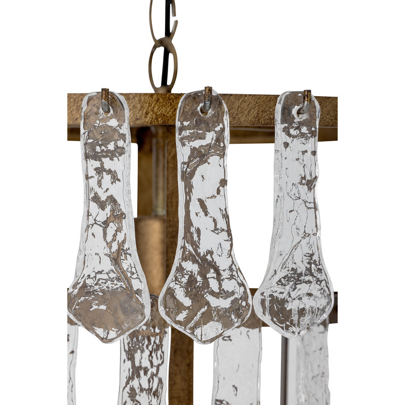 Bloomingville-collectie Casra Pendant Lamp, Clear, Glass