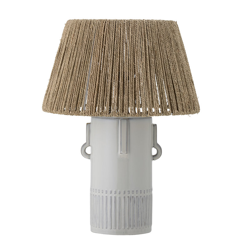 Bloomingville-collectie Rama Table lamp, White, Stoneware