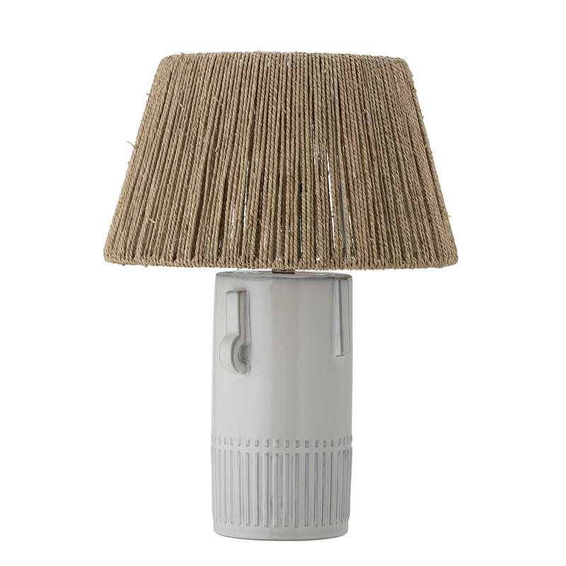 Bloomingville-collectie Rama Table lamp, White, Stoneware