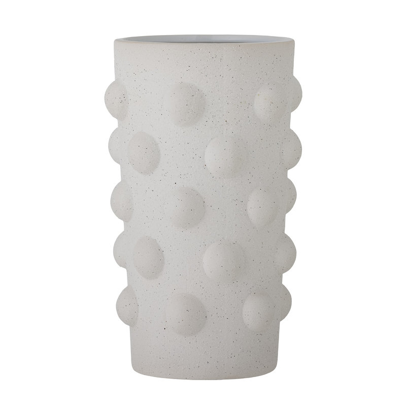 Bloomingville-collectie Artan Vase, White, Stoneware