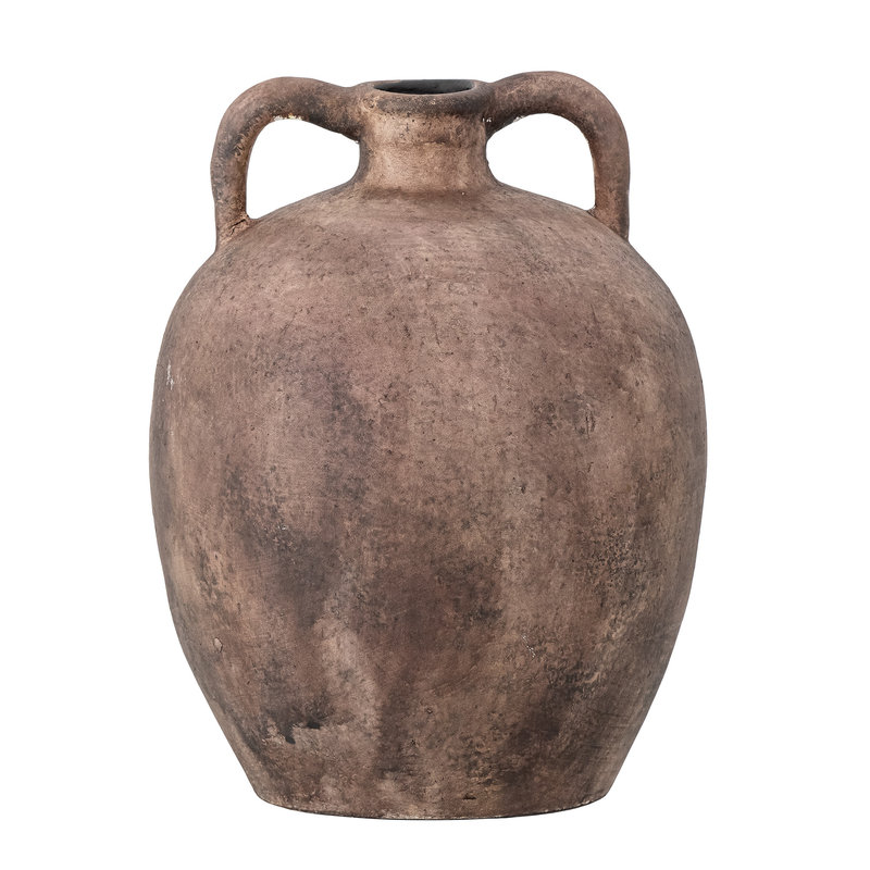 Bloomingville-collectie Sajid Deco Vase, Brown, Terracotta
