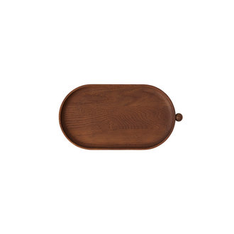 OYOY LIVING Inka wood tray Dark