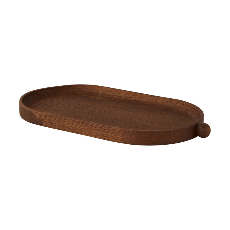 OYOY LIVING Inka wood tray Dark