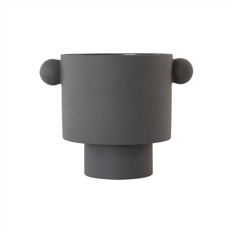 OYOY LIVING-collectie Inka Kana Pot Groot Antraciet