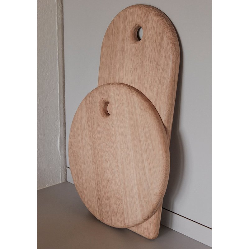 OYOY LIVING Cutting board Yumi Round Natural