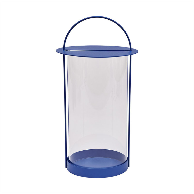 OYOY LIVING Lantern Maki blue Large