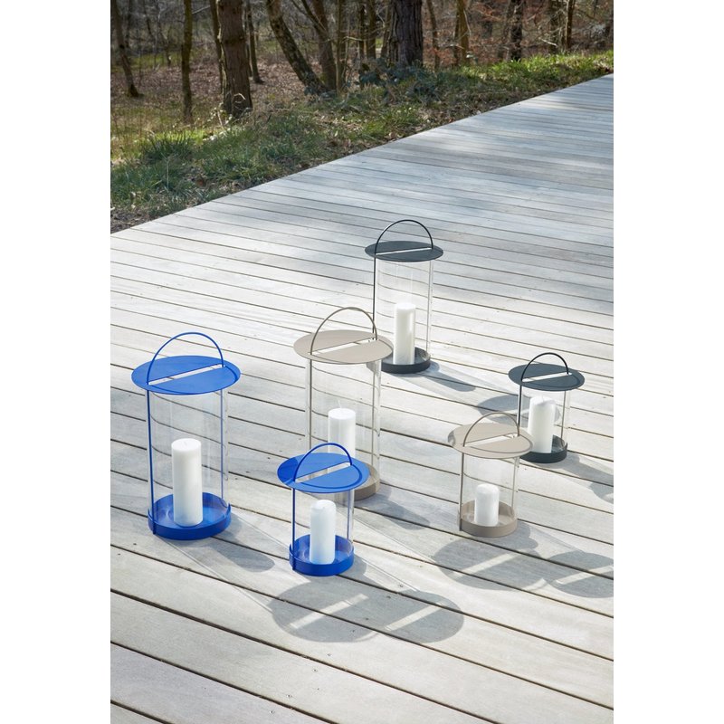 OYOY LIVING Lantern Maki blue Large