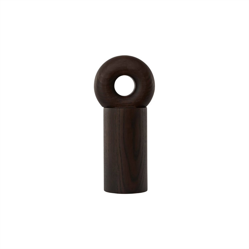 OYOY LIVING-collectie Peper/zout molen Hoop  Donker