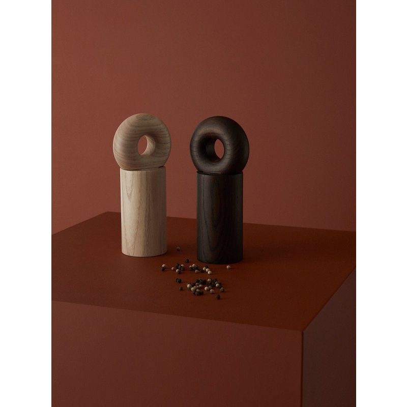OYOY LIVING Pepper/salt mill Hoop Dark