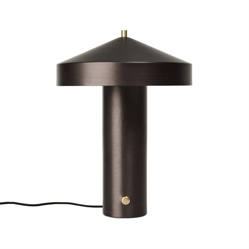 OYOY LIVING-collectie Tafellamp Hatto bruin messing