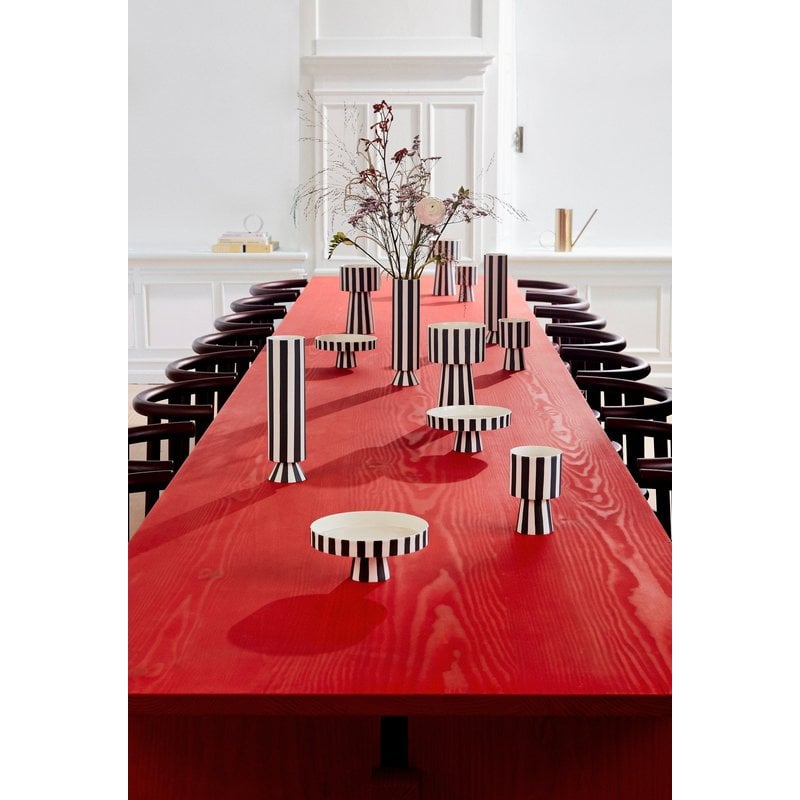 OYOY LIVING Toppu Tray Wit / Zwart