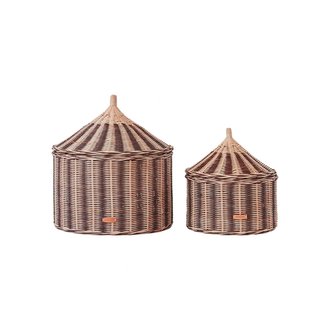 OYOY MINI Basket Circus Set of 2 Nutmeg