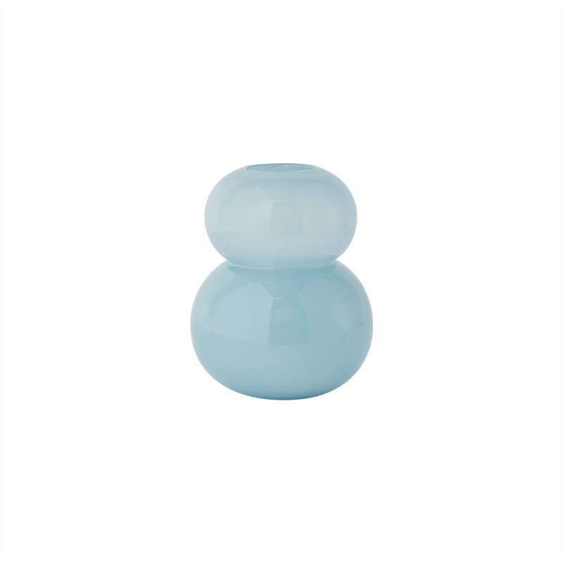 OYOY LIVING Lasi Vase Small Ice Blue