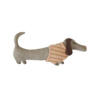 OYOY MINI Darling Baby Daisy Dog Lichtgrijs / roze