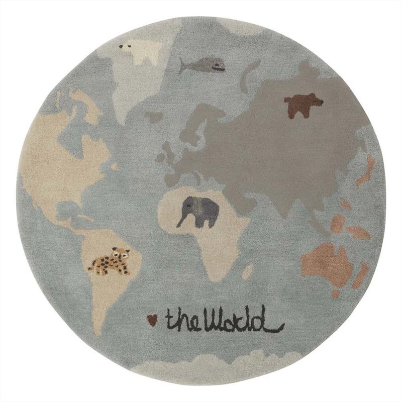 OYOY MINI The World getuft vloerkleed - Multi