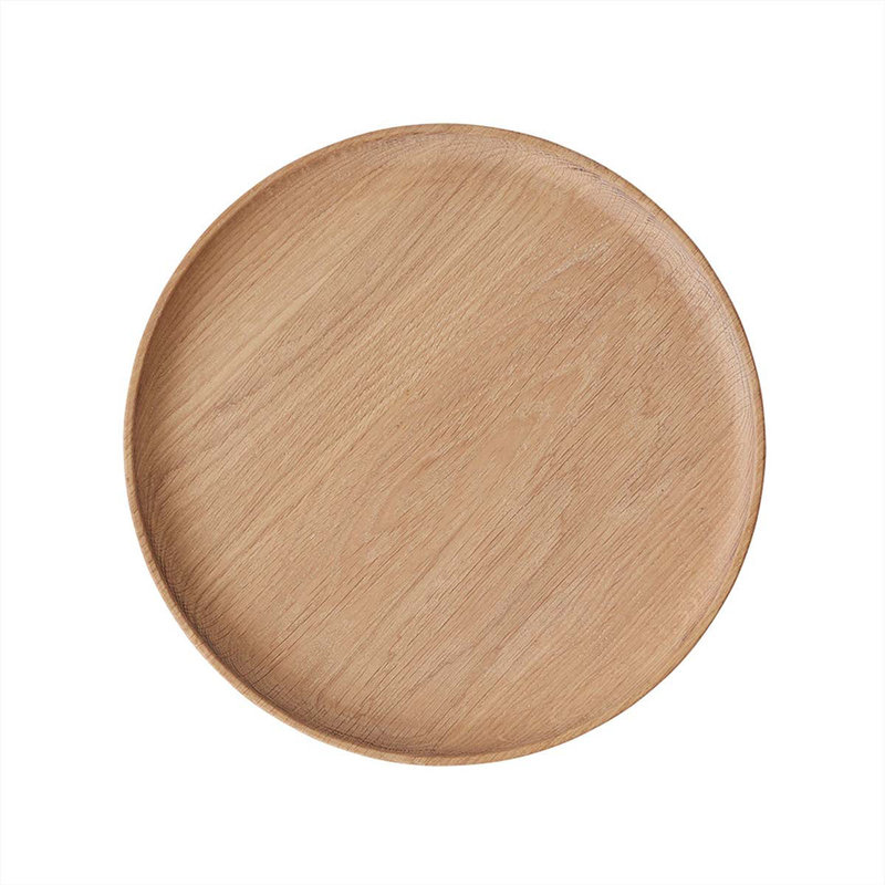 OYOY LIVING Wooden Tray Inka Round Large