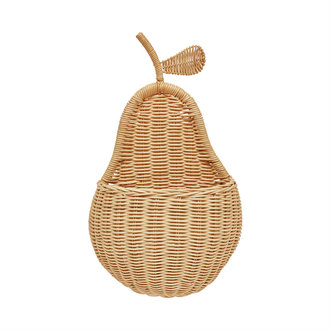 OYOY MINI Wall basket pear
