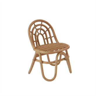 OYOY MINI Children's chair Rainbow Mini natural rattan