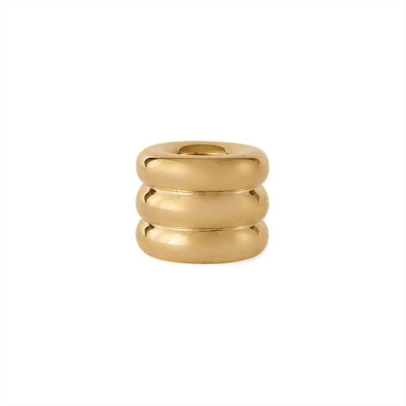 OYOY LIVING Candlestick Savi Solid Brass