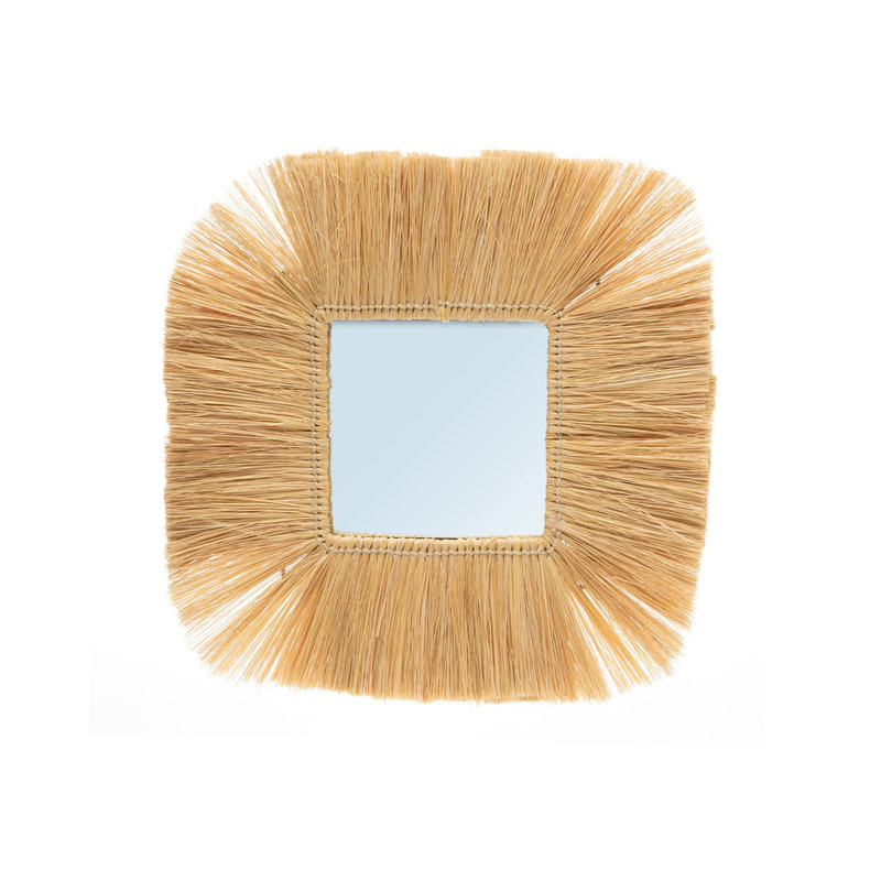 Bazar Bizar-collectie Goa Spiegel - Natural - M