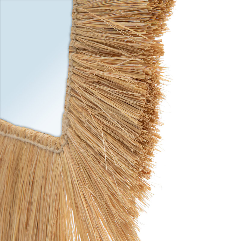 Bazar Bizar-collectie Goa Spiegel - Natural - M